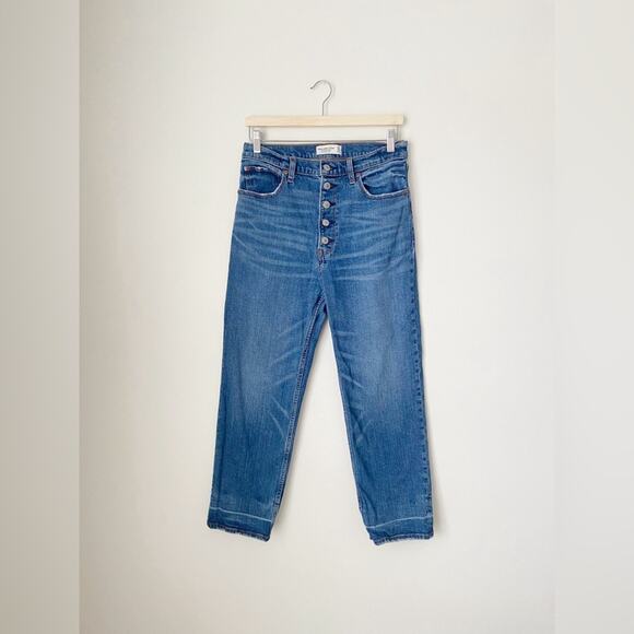 Abercrombie & Fitch Denim - Abercrombie & Fitch The Ankle Straight Ultra High Rise Size 10